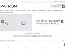 Tablet Screenshot of patronba.com